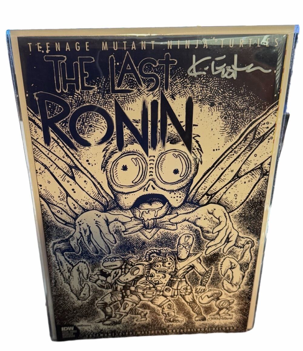 TMNT The Last Ronin Justin Roiland Cvr Sketch Variant Kevin Eastman SIGNED